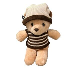 Applause Remington Teddy Bear Stuffed Animal Plush Hat & Sweater